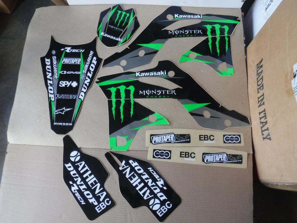 TEAM  KAWASAKI GRAPHICS  KX450F KX450  2012 2013 2014 2015 - Image 1 of 1