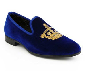 Mens Royal Blue Dress Shoes In Men's 