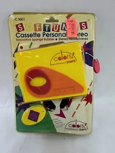 Vintage GPX Colors Softunes Personal Stereo Cassette Player Rare NIB - Picture 1 of 12