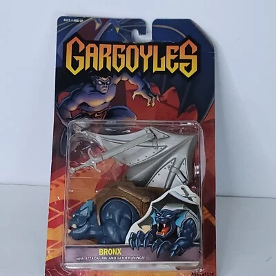 Figura de acción Gargoyles Bronx Attack Jaw & Glider Wings 1995 tarjeta no perfecta Foto 1 de 4