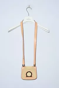SALVATORE FERRAGAMO Damen Beige Leder Gancini Mini Schultertasche - Bild 1 von 16