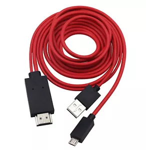 Adattatore cavo TV MHL micro USB 1080P HDMI HDTV AV per cellulare Sony Xperia - Foto 1 di 2