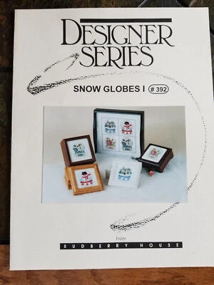 Globos de Nieve Sudberry House I Punto de Cruz Patrones 4 Diseños Temporadas # 392 Foto 1 de 3