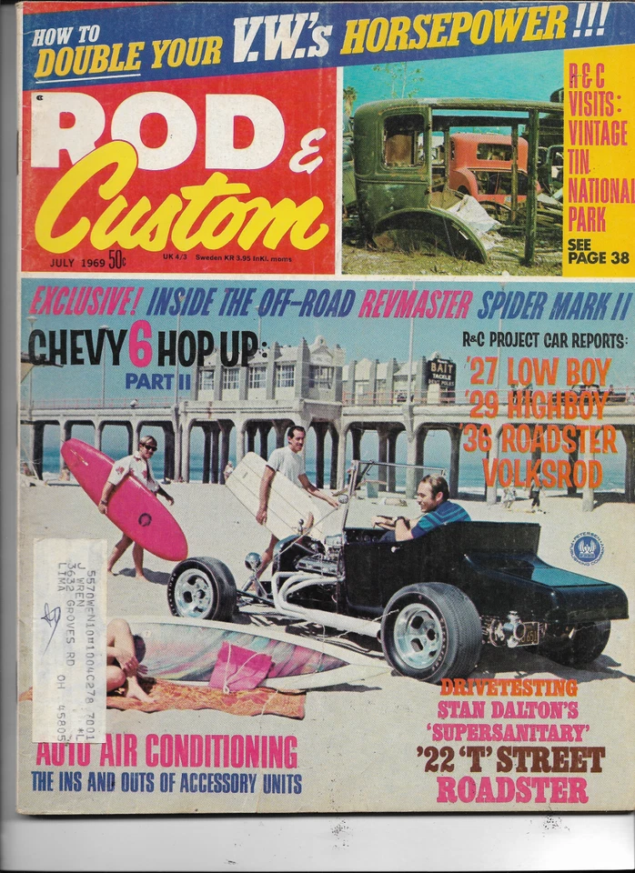 ROD & CUSTOM MAGAZINE----JULY 1969 - Image 1 of 1