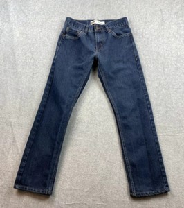 Levi's 511 Slim Boys Denim Straight Jeans Size 14 Regular Blue G-41