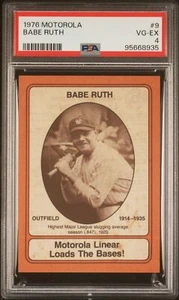 1976 Motorola Babe Ruth PSA 4 VG-EX - Picture 1 of 2