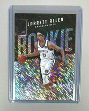 2017-18 Panini Prestige Jarrett Allen Rookie Class Silver Rain - Nets- Card #20 