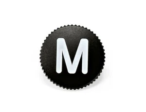 Pulsante originale Leica M Soft Release 12 mm nero con logo "M" #14017 - Picture 1 of 3