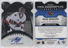 2022-23 SPx HoloGraphs Rookies /99 Mads Sogaard #HGR-MS Rookie Auto RC