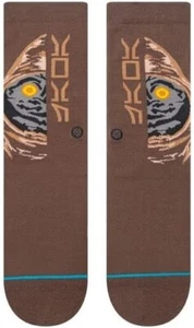 Stance X Star Wars Jawa Kids Crew Socks Casual Kids Large Youth 3-5.5 Brown - Picture 1 of 4