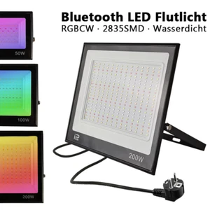 LED RGB Flutlicht Geburtstagsdekoration Garten Multicolor Beleuchtung EU Stecker - Bild 1 von 18