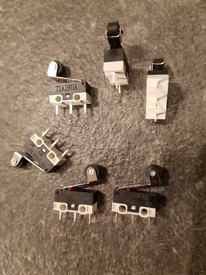 Interrupteurs Mini Microswitch JL010 à rouleau . 1A sous 125v  - Photo 1/4