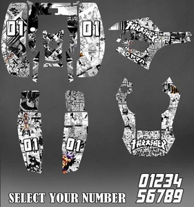 yamaha warrior 350 decals graphics stickers full kit atv - Picture 1 of 1
