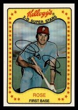 1981 Kellogg's 3-D Super Stars Pete Rose Cincinnati Reds #63 Mint Kelloggs