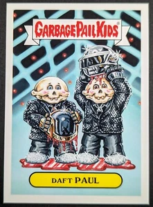 Daft Paul Daft Punk 2017 Garbage Pail Kids Pop Bands Topps Card #6a (NM) - Picture 1 of 2