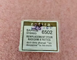 1pcs Zafira 6502 DIAMANT de Remplacement Pour RADIOHM 4 PATTES - Imagen 1 de 2
