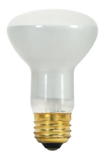 Satco S8519 130-Volt 45-Watt R20 Medium Base Light Bulb, Frosted - Image 1 of 4