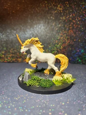 Hand Painted Reaper Bones Magical Unicorn Miniature - Image 1 of 4