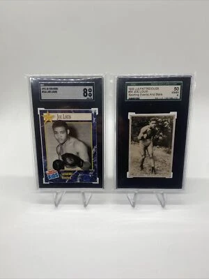 JOE LOUIS 1935 J.A. Pattreiouex #56  Boxing ROOKIE SGC 4 With Bonus S.I Card - Image 1 of 2