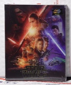 NEW STAR WARS FORCE AWAKENS BLU-RAY STEELBOOK! LENTICULAR! NOVA NC009! SOLD OUT - Picture 1 of 6