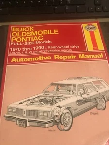 Haynes # 1551 Automotive Repair Manual Full Size Buick/Oldsmobile/Pontiac 70-90 - Bild 1 von 1
