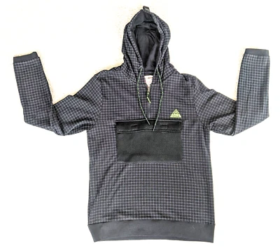 Triple Five Soul 555 NYC Negro 1/4 Cremallera Frontal Bolsa Para Hombres Mediana Ligera Sudadera con Capucha Nueva con Etiquetas Foto 1 de 4