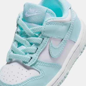 Neu Nike (TD) Kleinkind Kinder Dunk Low Glacier Blue White - Bild 1 von 5
