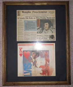 ELVIS PRESLEY TRIBUTE S.E. NEWSPAPER MEMPHIS PRESS-SCIMITAR AUGUST 17th 1977 VTG - Picture 1 of 11