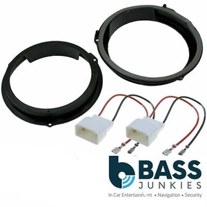 Ford Focus 2010 On MK3 17cm 6.5" Front Door Car Speaker Brackets Adaptor Rings - Picture 1 of 1