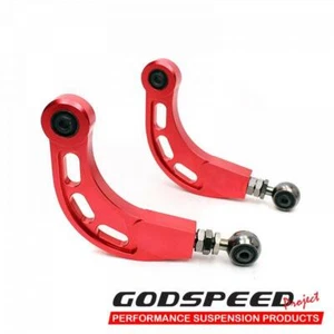 Fits 04-13 Mazda 3 Adjustable Camber Rear Arms With Spherical Bearings Bolt On - Picture 1 of 4