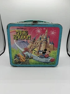 1979 Disney's Wonderful World Magic Kingdom Metal Lunchbox By Aladdin No Thermos - Picture 1 of 6