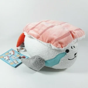 Muñeca de peluche Sega Toys Shirotan Sushi nueva con etiquetas linda rellena suave regalo Japón 10" - Imagen 1 de 9