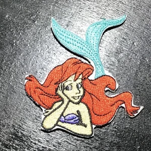 ARIEL THE LITTLEST MERMAID . IRON ON PATCH 5x5cm - Picture 1 of 2