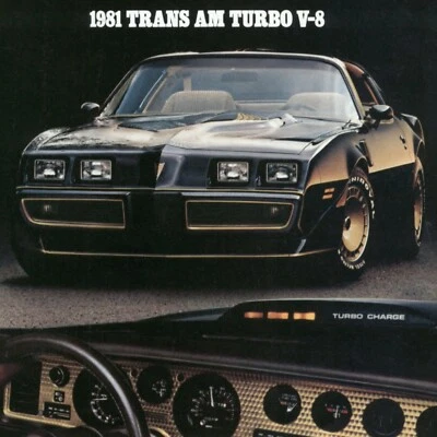 Póster Turbo Trans Am Ad 1981 24x24 pulgadas Foto 1 de 2