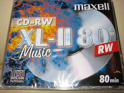 Maxell  CD-RW XL-II 80  - 1 Stück Original Verschweißt • 4.50€