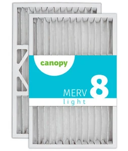 Canopy 16x25x5 MERV  8, Canopy Light Air Filter For a Healthy Home, 15 7/8" x - Picture 1 of 8