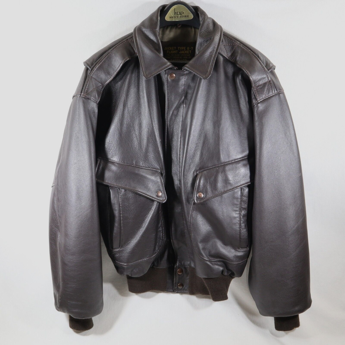 Bomber/Harrington Leather 1980s Vintage Outerwear Coats Bomber/Harrington Leather 1980s Vintage Outerwear Coats