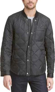 Cole Haan Men's Transitional Quilted Nylon Jacket Color Black Size M - Picture 1 of 5