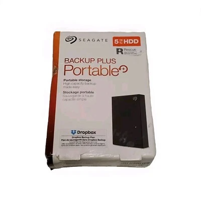Seagate Backup Plus Portable+ 5TB Portable HDD Storage STHP5000400 BRAND NEW - Image 1 of 3