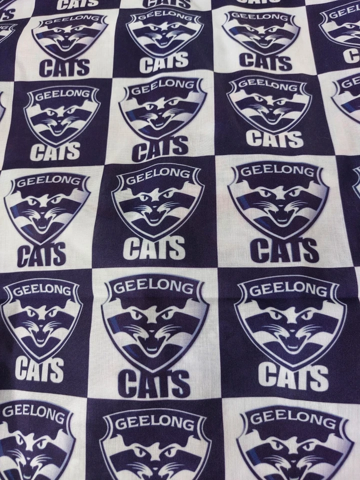 Cats Fabric 100% Cotton 1m x 1.4m Geelong  - image 1 of 1