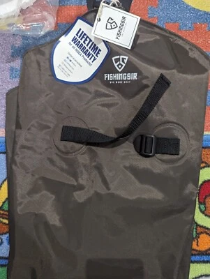 FISHINGSIR Fishing Hip Waders for Men with Boots Waterproof Breathable Hip Boots - Image 1 of 4