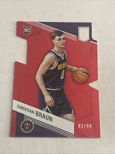 2022-23 Donruss Elite Christian Braun Aspirations Die-Cut RC #83/99 NUGGETS - Bild 1 von 4