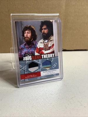 The Big Bang Theory seasons 3-4 dual costume card DM 04 Howard and Rajesh - Image 1 of 4
