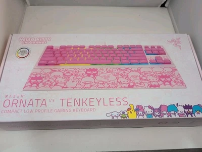 Razer Ornata V3 Tenkeyless Hello Kitty and Friends Edition Keyboard - New - Image 1 of 3