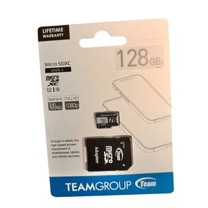 TEAMGROUP D700-W MSD 128 GB MicroSDHC UHS-I Memory Card - Picture 1 of 3