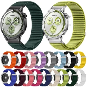 Woven Nylon Sport strap For Huawei Watch GT 5/4 46mm GT 3/2 46/42mm GT 5/4 41mm - Picture 1 of 28