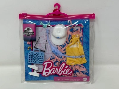 Accesorios para muñecas Barbie Jurassic World Ropa - Sombrero, vestido, zapatos - GRD63 Foto 1 de 3
