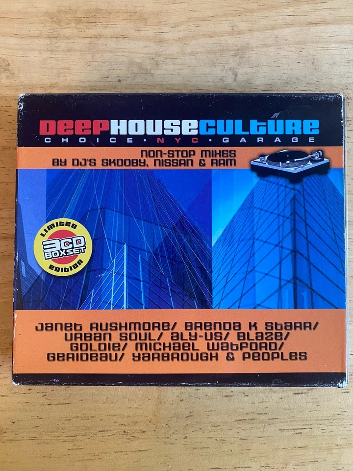 DEEP HOUSE CULTURE - Self-Titled (2001) - 3 CD - Box Set Limited Edition - *VG* - Image 1 of 4