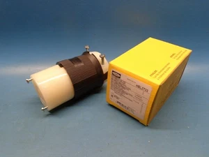 (6) HBL2733 HUBBELL TWIST-LOCK INSULGRIP FEMALE 30A 480VAC 3 Pole 4 Wire Ground - Picture 1 of 5