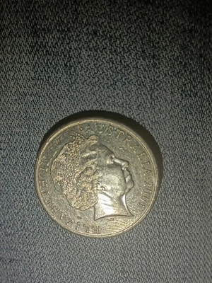 Australian 2001 50c Coin Centenary Federation Rare Double Stamped Error  - Image 1 of 2